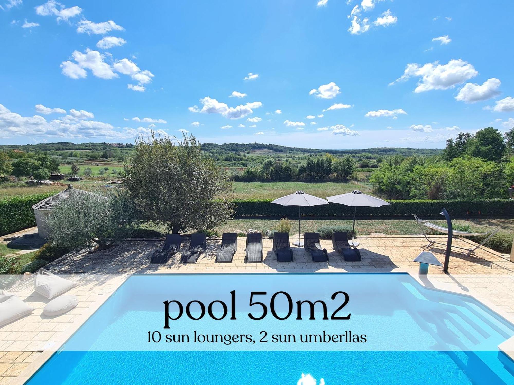 Spacious Villa With Pool, Indoor Jacuzzi And Sauna Near Porec Višnjan Exterior foto